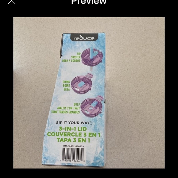 COPY - Reduce Coldee 14oz Insulated Tumblers w/Handles, 2-Pack, Brand New in Box - Picture 7 of 7